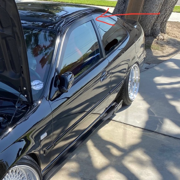 WeatherTech Car Side Window Deflectors - Picture 1 of 5